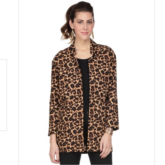 Jade Jackets & Blazers - Jade Melody Tam Brown Leopard Jacket